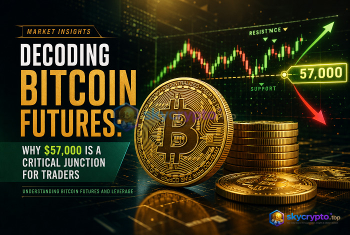 Decoding Bitcoin Futures: Why $57,000 Is a Critical Junction for Traders