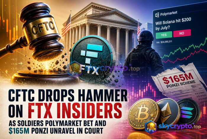 CFTC Drops Hammer on FTX Insiders as Soldiers Polymarket Bet and $165M Ponzi Unravel in Court