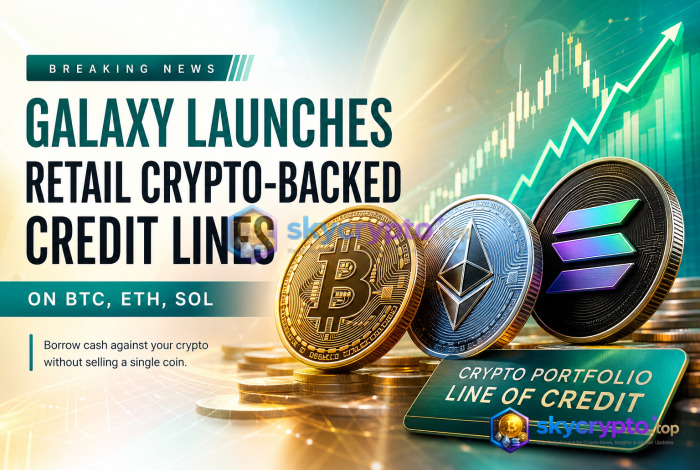 Galaxy Launches Retail Crypto-Backed Credit Lines on BTC, ETH, SOL