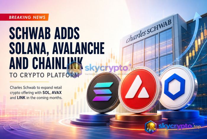 Schwab Adds Solana, Avalanche and Chainlink to Crypto Platform