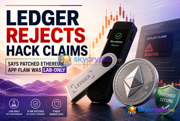 Ledger Rejects Hack Claims, Says Patched Ethereum App Flaw Was Lab-Only