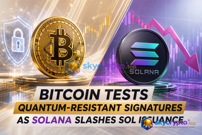 Bitcoin Tests Quantum-Resistant Signatures as Solana Slashes SOL Issuance