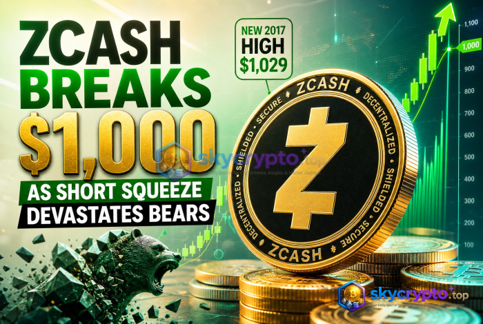 Zcash Breaks $1,000 as Short Squeeze Devastates Bears