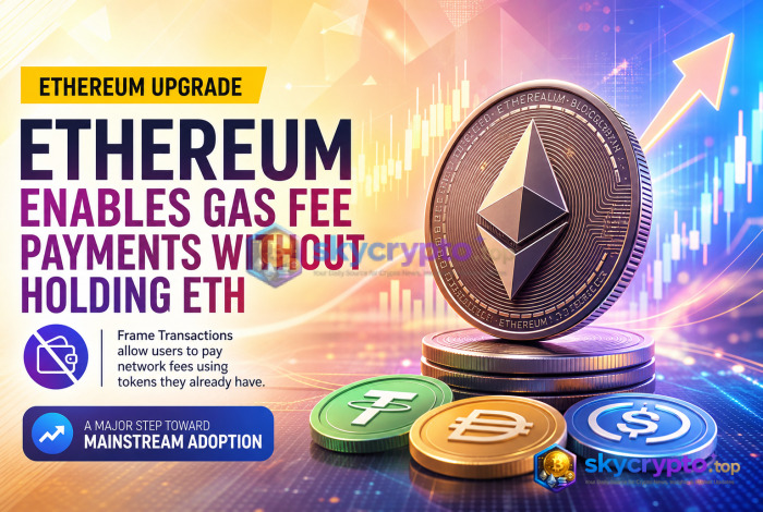 Ethereum Enables Gas Fee Payments Without Holding ETH