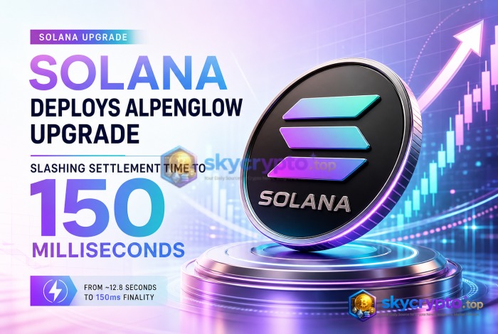 Solana Deploys Alpenglow Upgrade Slashing Settlement Time to 150 Milliseconds