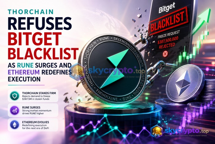 THORChain Refuses Bitget Blacklist as RUNE Surges and Ethereum Redefines Execution